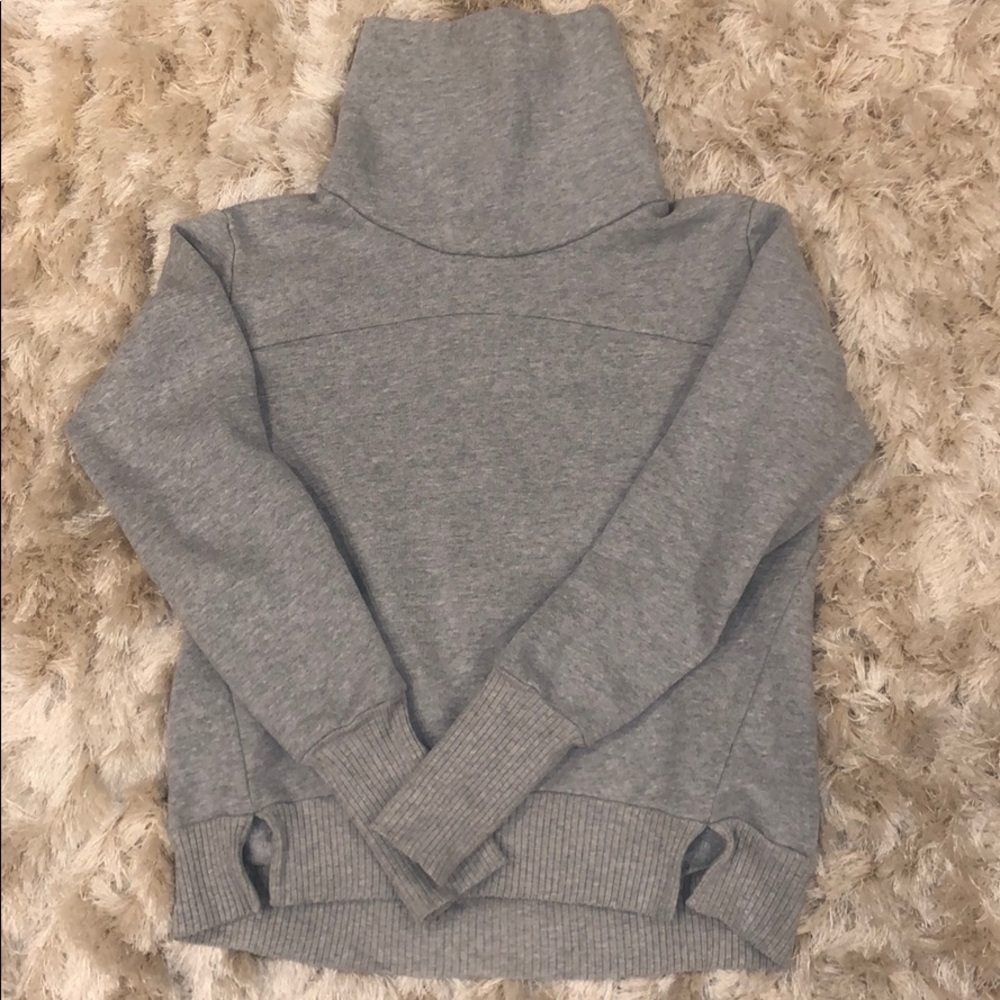 Alo Yoga Womens Haze Sweatshirt -Dove Grey Heather